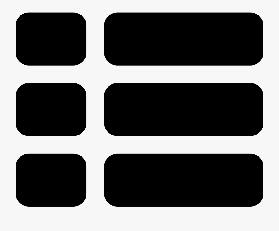 Th List Font Awesome - List Icon Font Awesome Png, Transparent Clipart