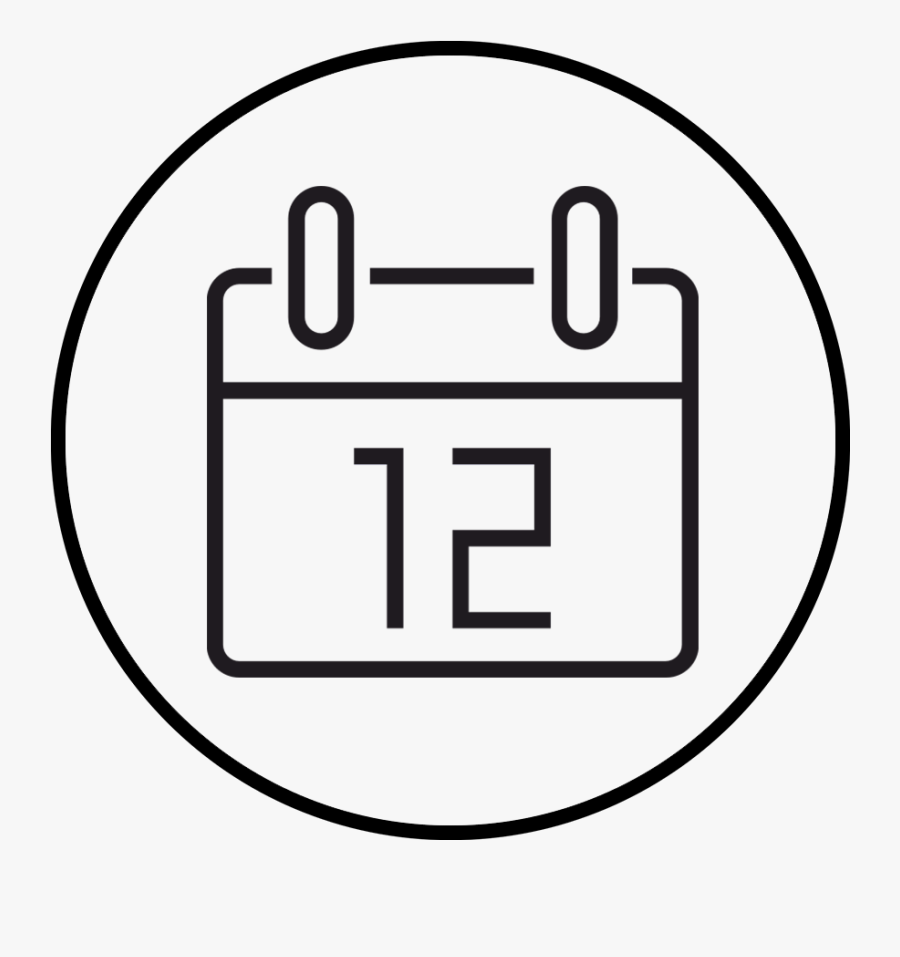 Mark Your Calendar So We Can Notify Your Party And - Line Art, Transparent Clipart