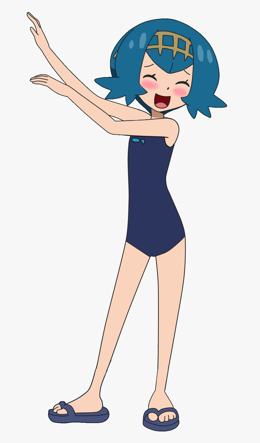 Swimsuit Clipart Leotard - Lana Swimsuit Lana Pokemon, Transparent Clipart