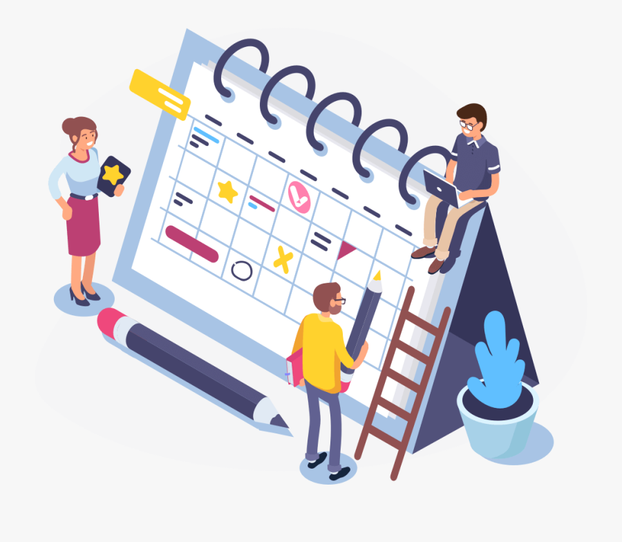 Volunteer-feature - Schedule Banner, Transparent Clipart