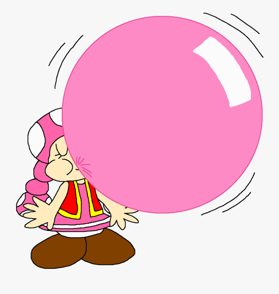 Gum Clipart Pink - Big Bubble Gum Png, Transparent Clipart