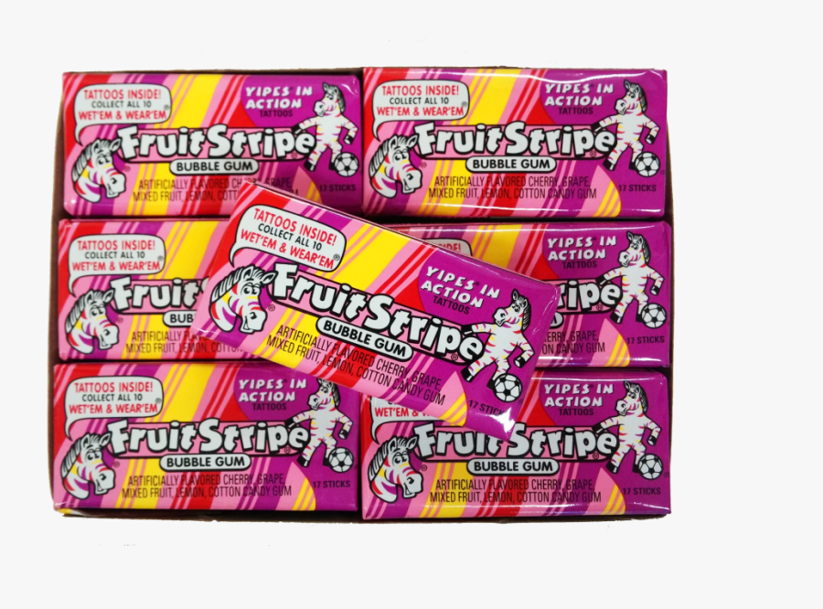 Chewing Candy Bubble - Fruit Stripe Gum, Transparent Clipart