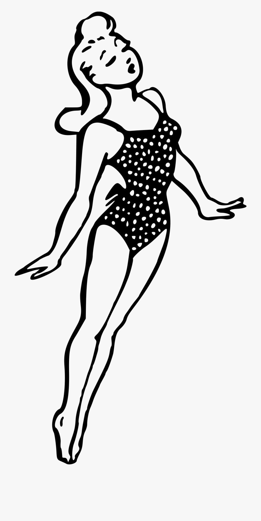 Lady In Swimsuit Clip Arts - Portable Network Graphics, Transparent Clipart