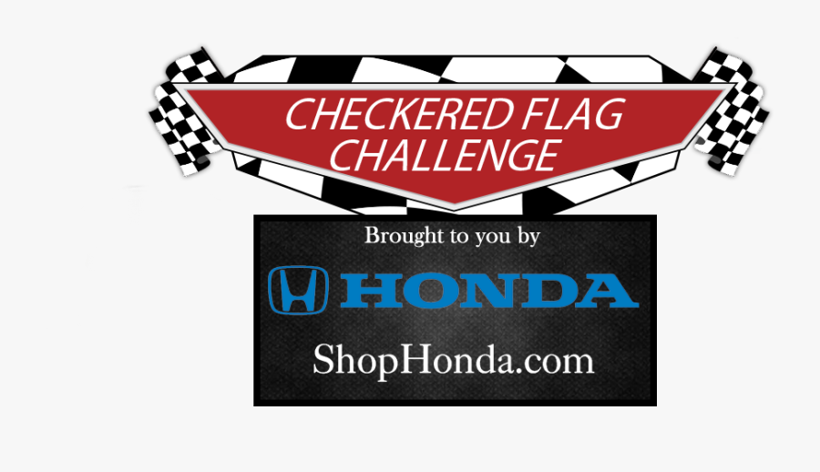 Play The Checkered Flag Challenge - Honda, Transparent Clipart