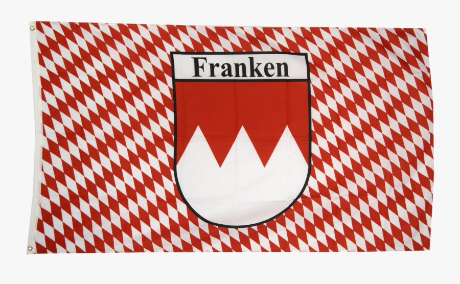 Germany Franconia Checkered Flag - Flagge Franken, Transparent Clipart