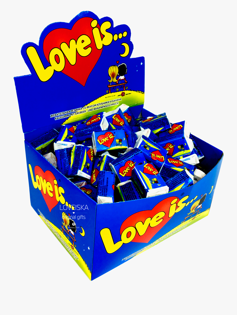 Clip Art Love Is Gum - Жвачки Love Is Прозрачный Фон, Transparent Clipart