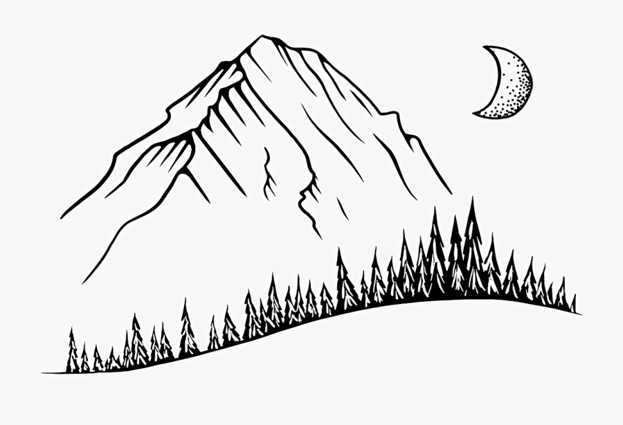 The Murray Hotel - Line Art, Transparent Clipart