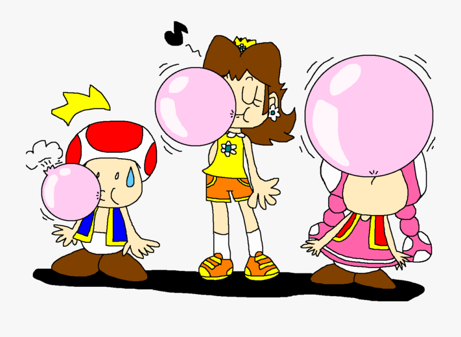 Cartoon,clip Art,animated With Character - Toad And Toadette, Transparent Clipart