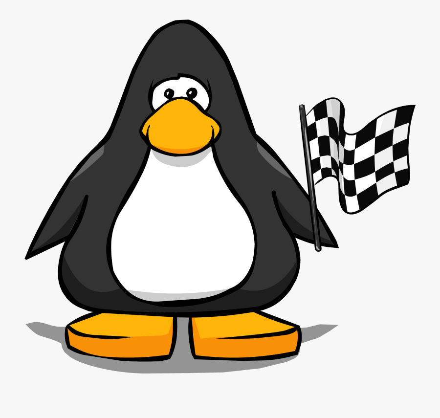 Sign Flag Clipart Penguin - Penguin With Santa Hat, Transparent Clipart