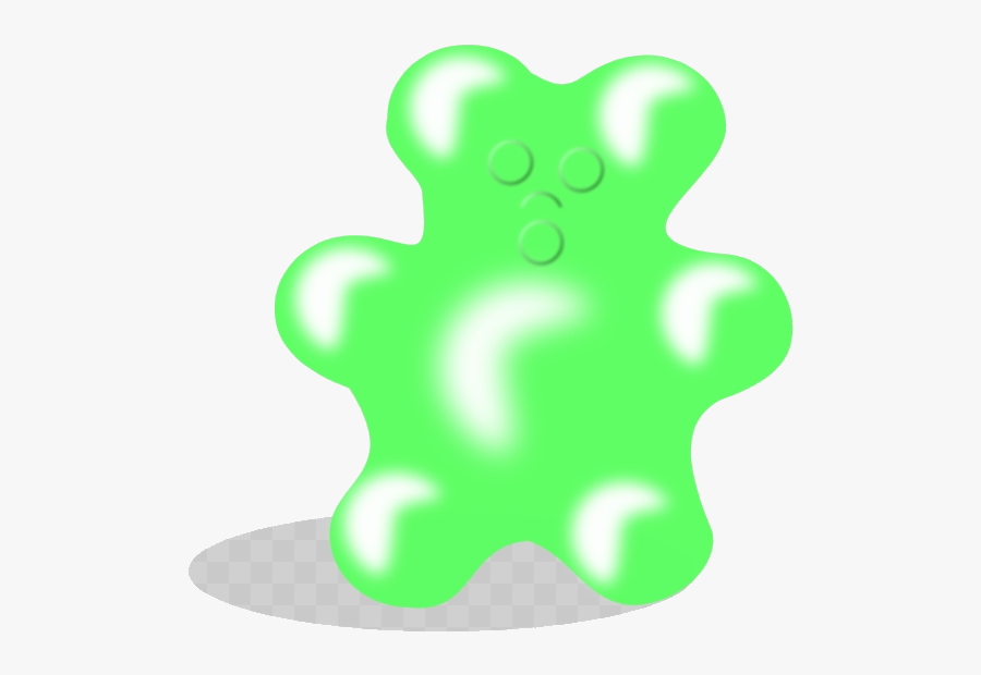 Gummy Bear Gummi Candy Chewing Gum Shark Clipart Transparent - Teddy Bear, Transparent Clipart