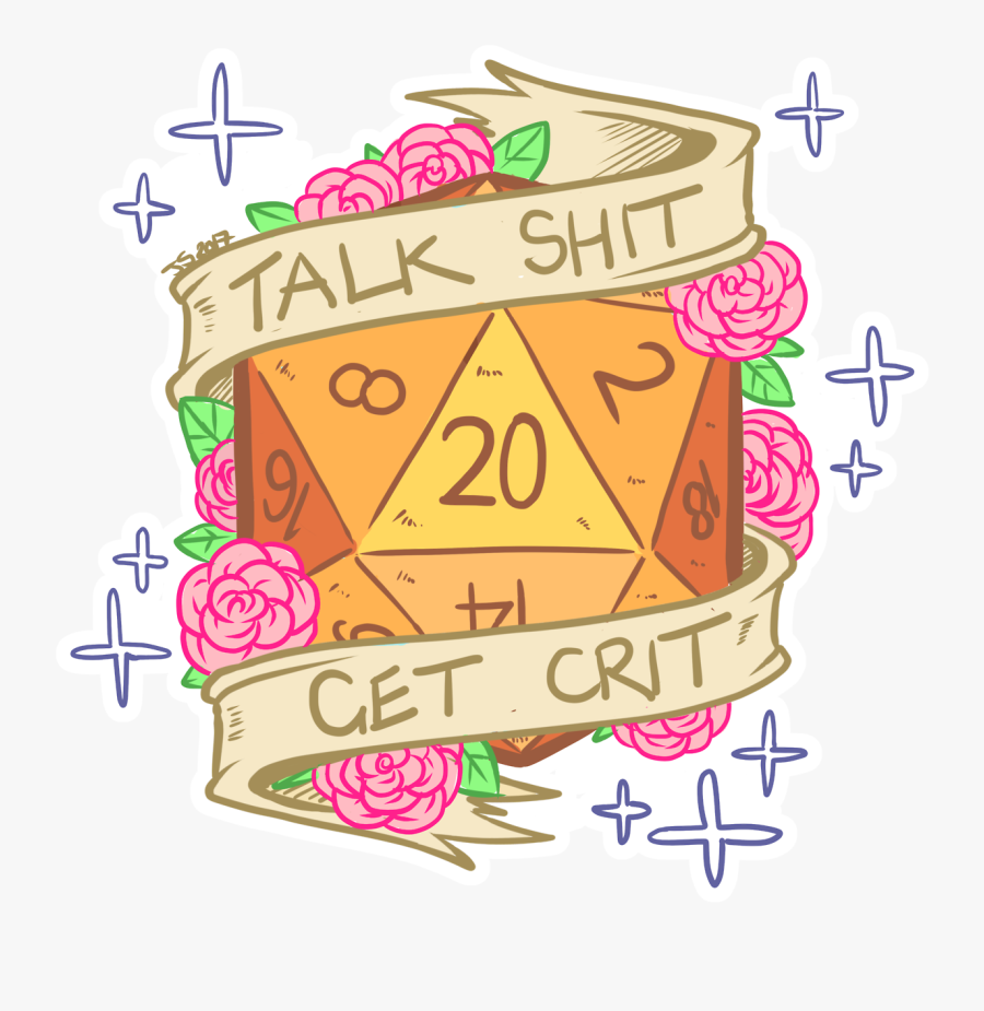 This Is A Ding - Talk Shit Get Crit Sticker, Transparent Clipart