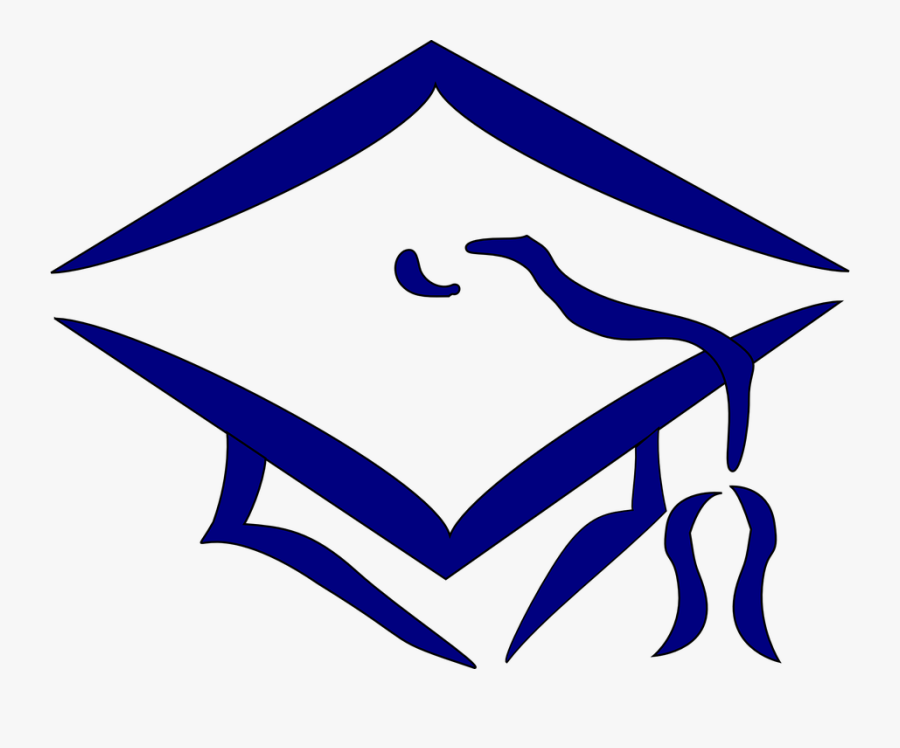 Class Of 2016 Vector - Navy Blue Graduation Cap Clipart, Transparent Clipart