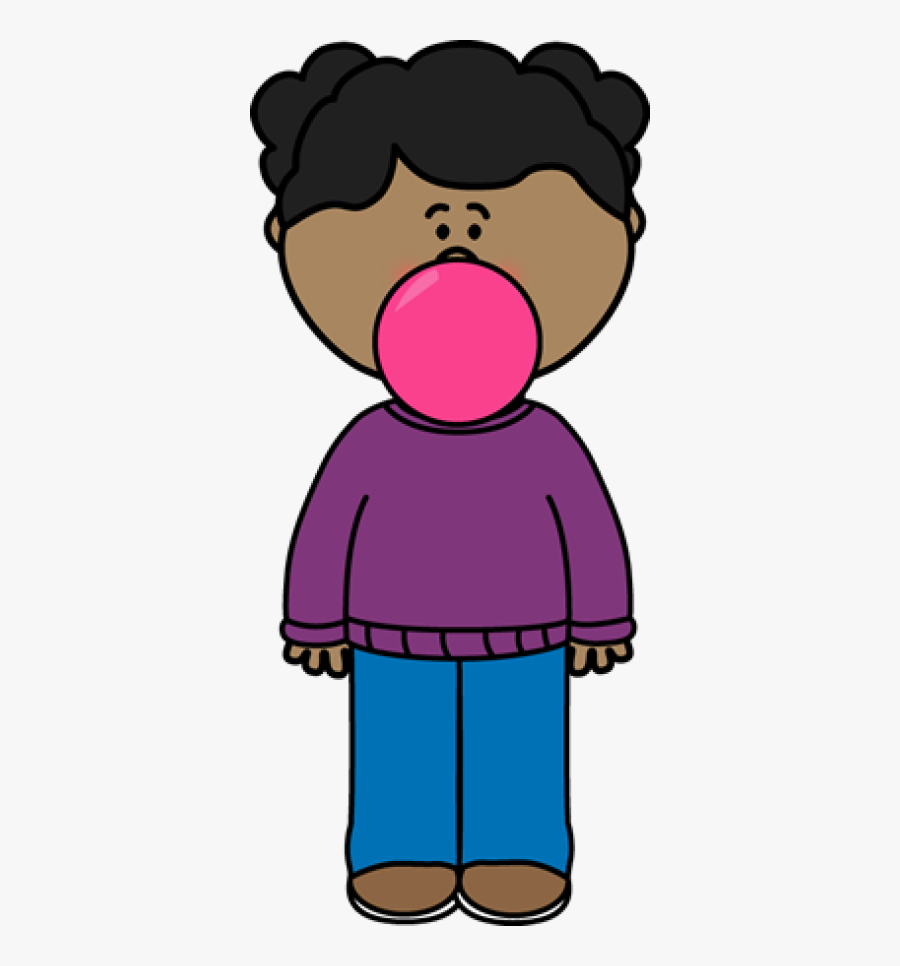 Girl Blowing Bubble Gum Clipart , Free Transparent Clipart - ClipartKey