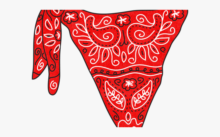 Transparent Background Cowboy Bandana Clipart, Transparent Clipart