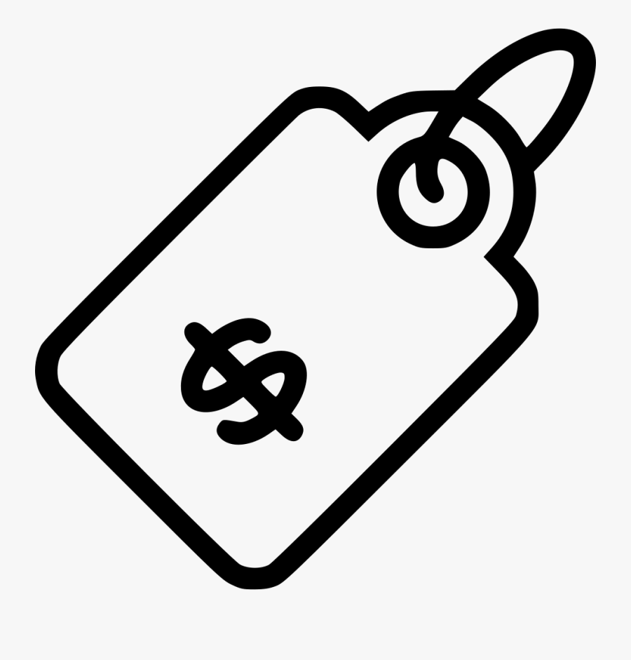 Graphic Free Stock Tag Dollar Commerce Svg Icon Free - Price Tag Clip Art Png, Transparent Clipart