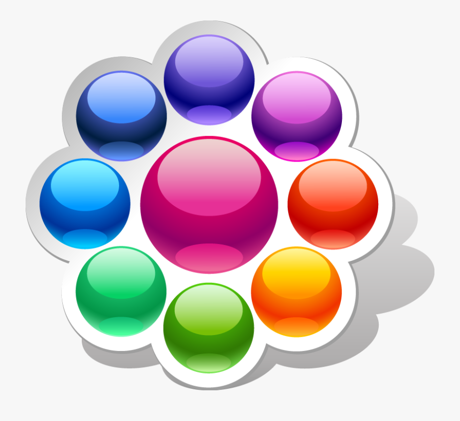 Adobe Illustrator Logo Sphere - Color Ball Icon Png, Transparent Clipart