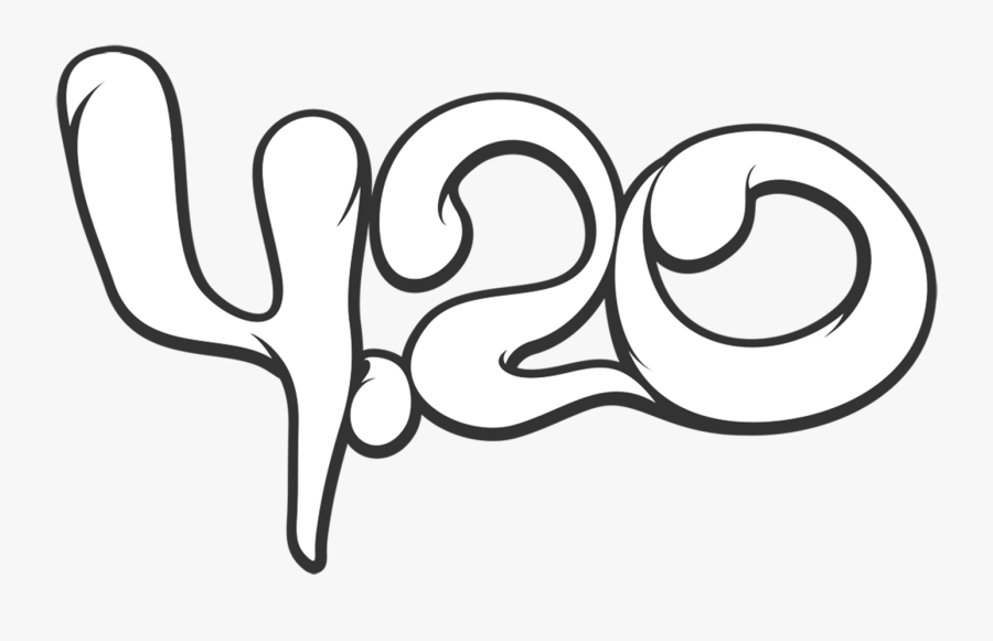 420 Drawing - Logo 4.20 Png, Transparent Clipart