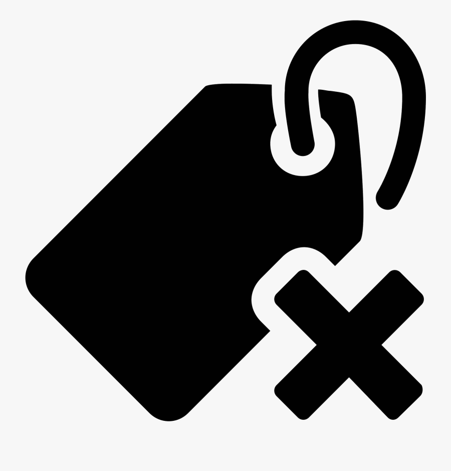 Remove Icon The - Price Tag Color Blue, Transparent Clipart