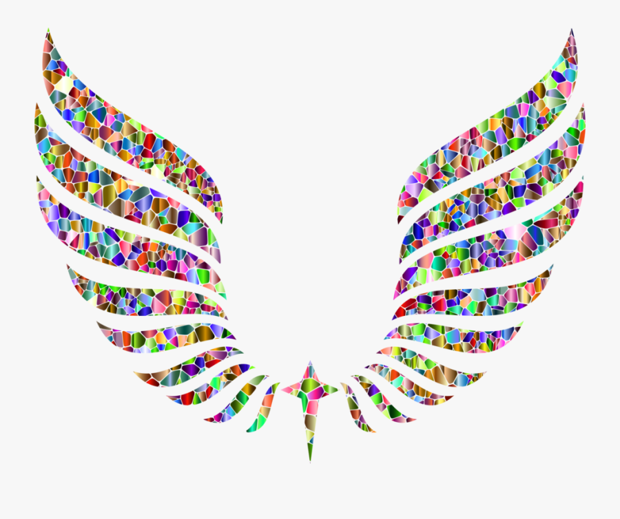 Neck,jewellery,swimsuit Top - Abstract Art Wings, Transparent Clipart