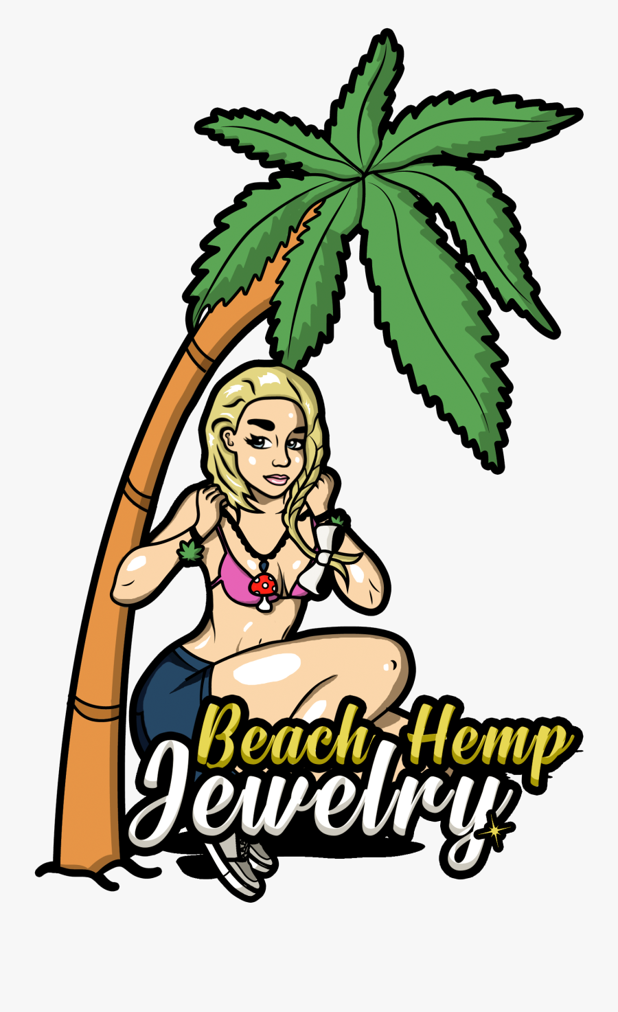Beach Hemp Jewelry, Transparent Clipart