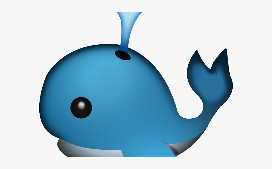 Whales Emoji, Transparent Clipart