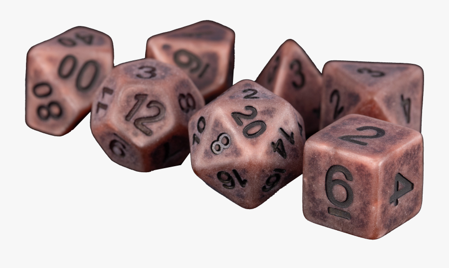 Mdg Resin Die Set Ancient Copper Png Koplow D20 Pearl - Resin Polyhedral Dice Ancient Copper, Transparent Clipart