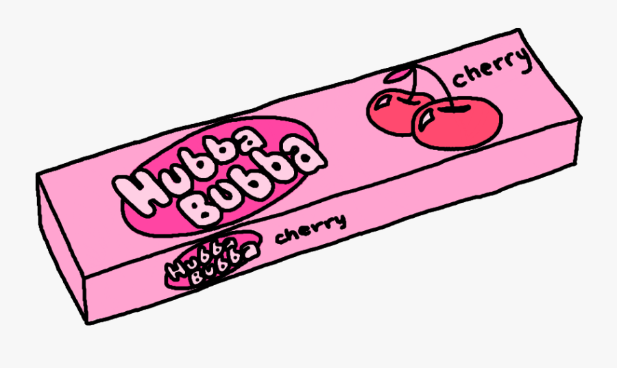 #hubbabubba #cherry #flavour #bubblegum #gum #pink - Pink Aesthetic Tumblr Transparent, Transparent Clipart