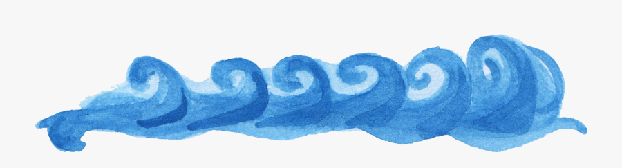 Water Wave Watercolor Png, Transparent Clipart