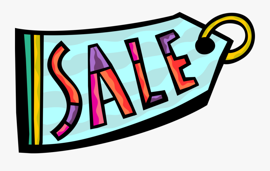 Vector Illustration Of Merchandise Sales Price Tag, Transparent Clipart