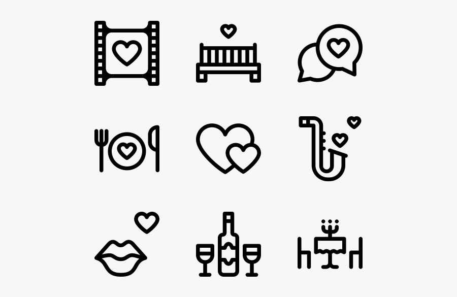 Date Night - Attractions Icon, Transparent Clipart