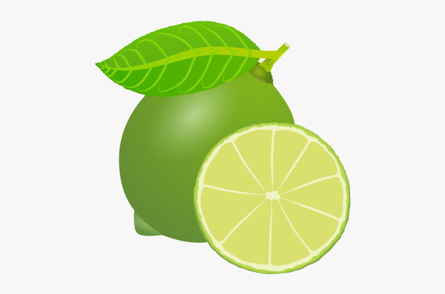 Lemon Mint Clipart Image - Lime Clipart Transparent Background, Transparent Clipart
