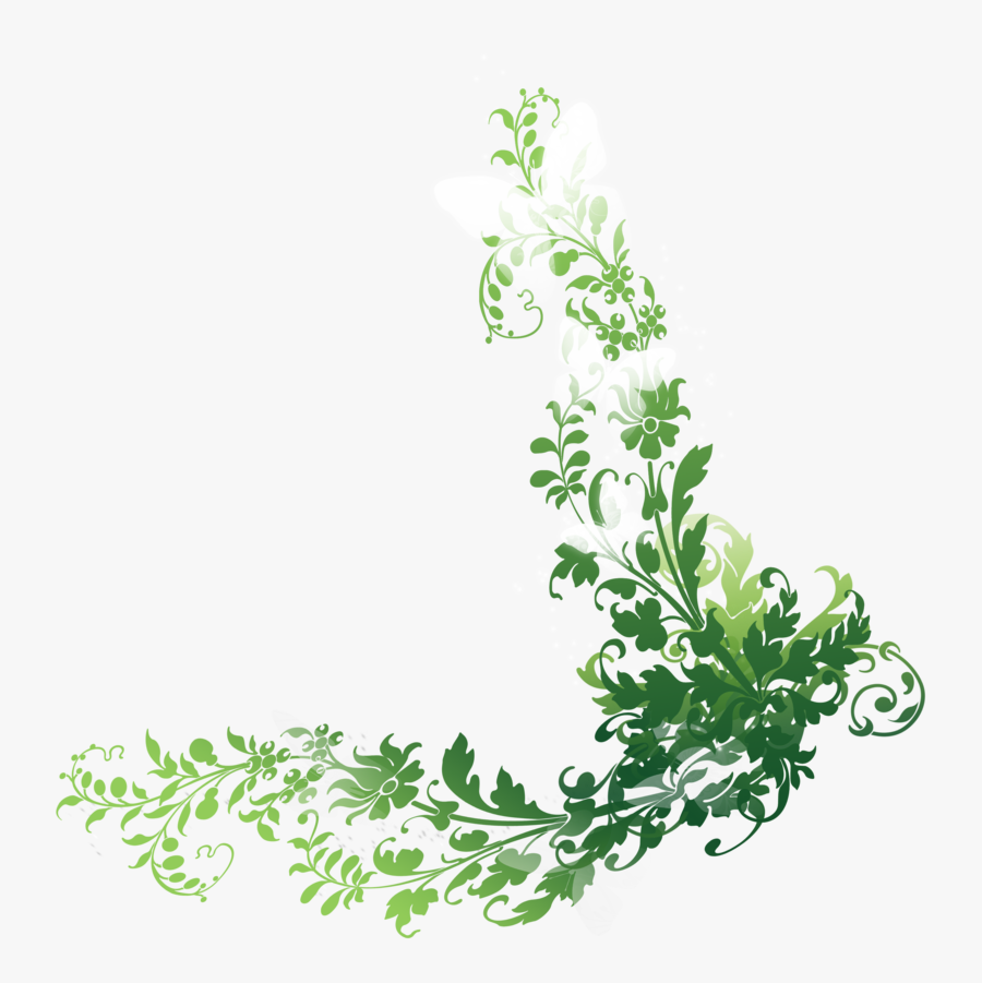 #remixit #sticker #divider #green #aesthetic #vine - Flower Vines Png, Transparent Clipart