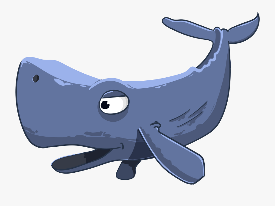 Whale, Blue, Kind, Animals, Sea - Кит Мультяшный, Transparent Clipart