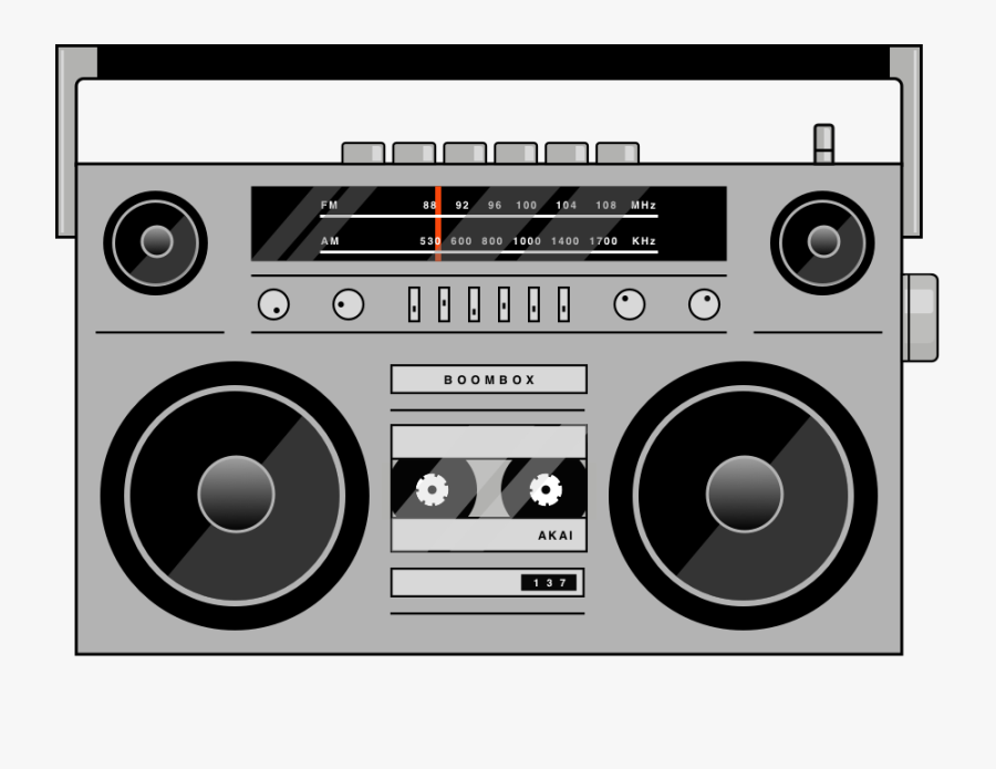 Clip Art Dribbble Png By Guy - 90's Boombox Png, Transparent Clipart