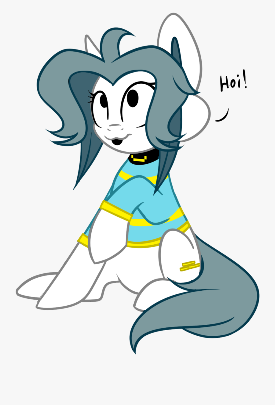 Download Despotshy, Clothes, Ponified, Safe, Shirt, - Temmie My Little Pony, Transparent Clipart