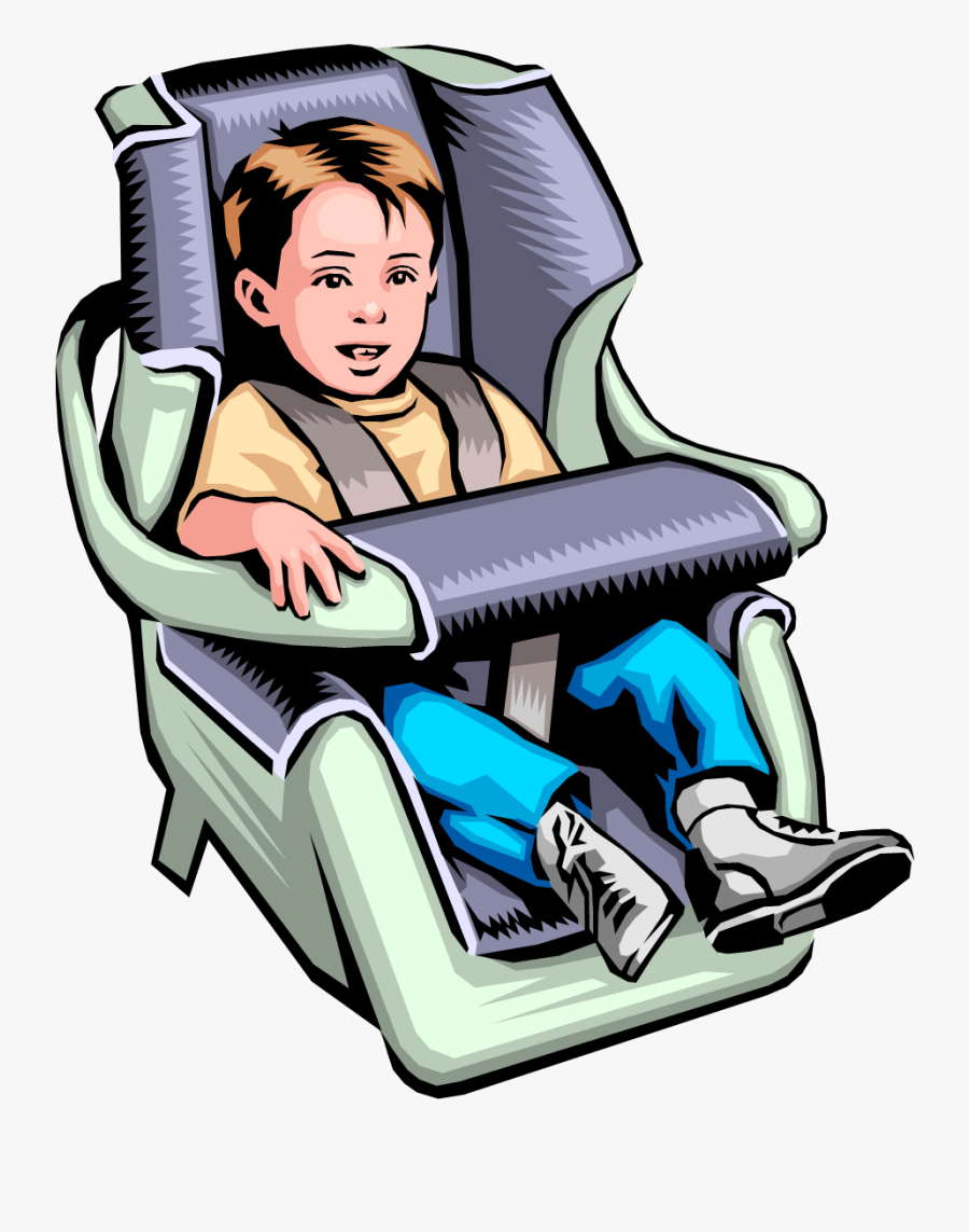 Pink Clipart Car Seat - Baby In Car Seat Clipart, Transparent Clipart