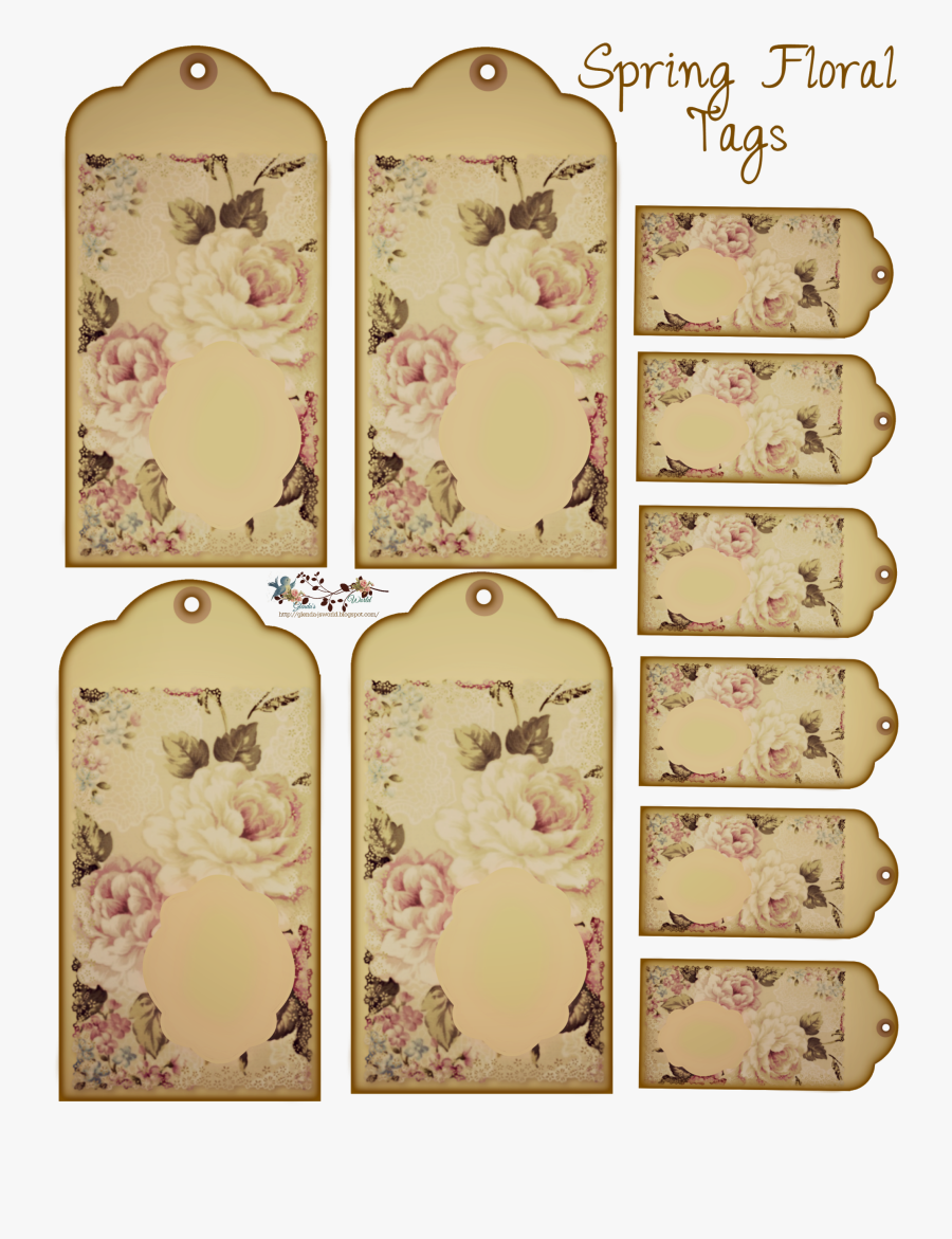 Free Printable Vintage Tag Png, Transparent Clipart
