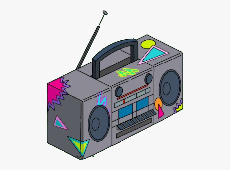 Endless Summer Boom Box - Boom Box On Transparent Background, Transparent Clipart