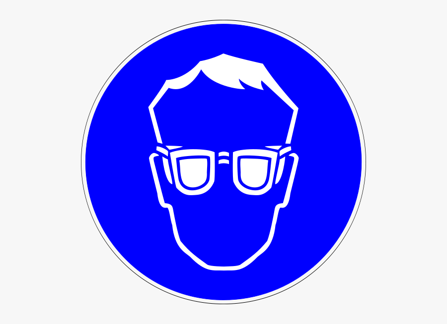 Symbol Science Laboratory Signs - Safety Glasses Sign Png, Transparent Clipart
