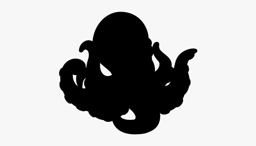 Black Octopus Clipart Png, Octopus Transparent Background - Illustration, Transparent Clipart