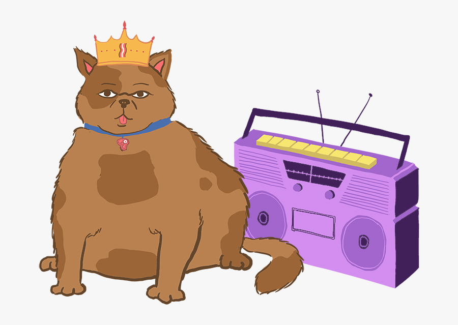 Transparent Boombox Vector Png - Flocabulary Fat Cat, Transparent Clipart