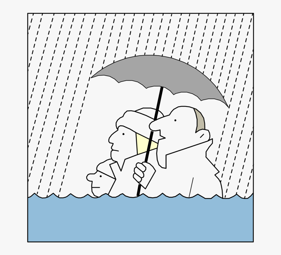 Emotion,square,art - Flood Black White Clipart, Transparent Clipart