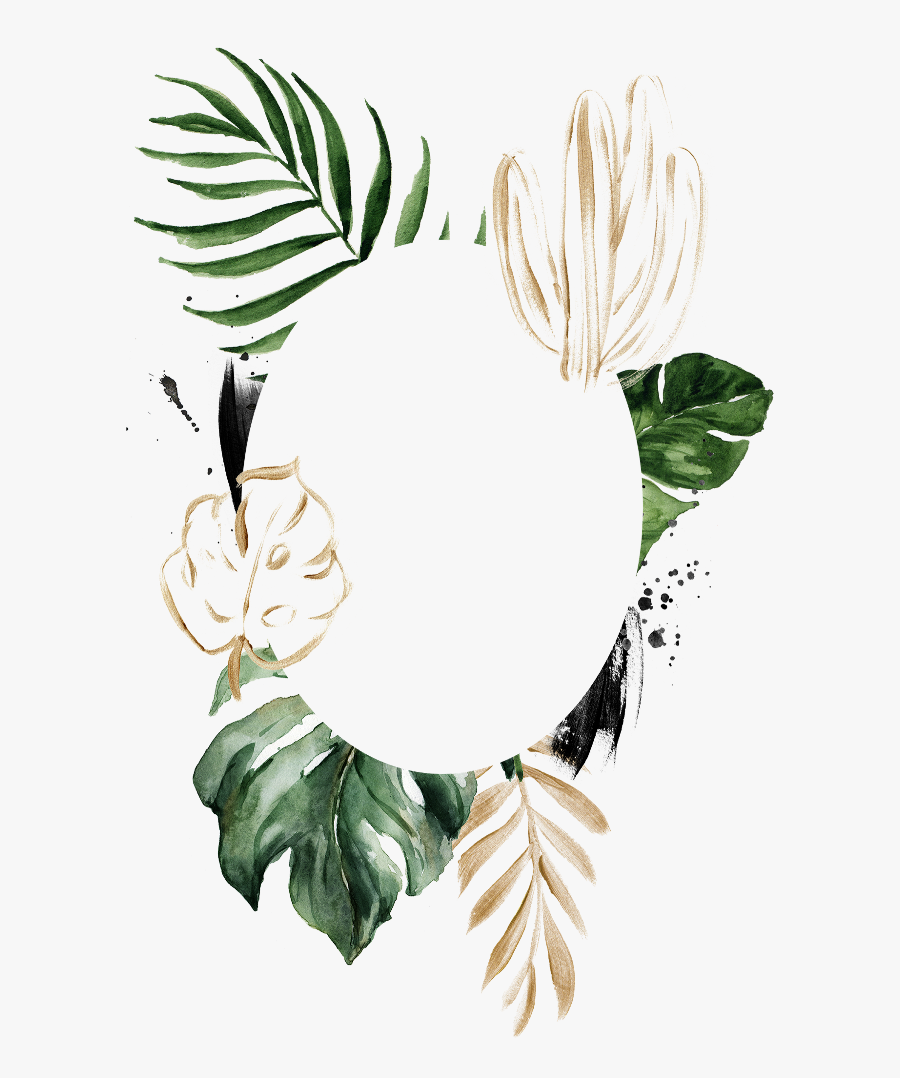 #frame #frames #border #floral #greenery #plants #freetoedit - Glasses, Transparent Clipart