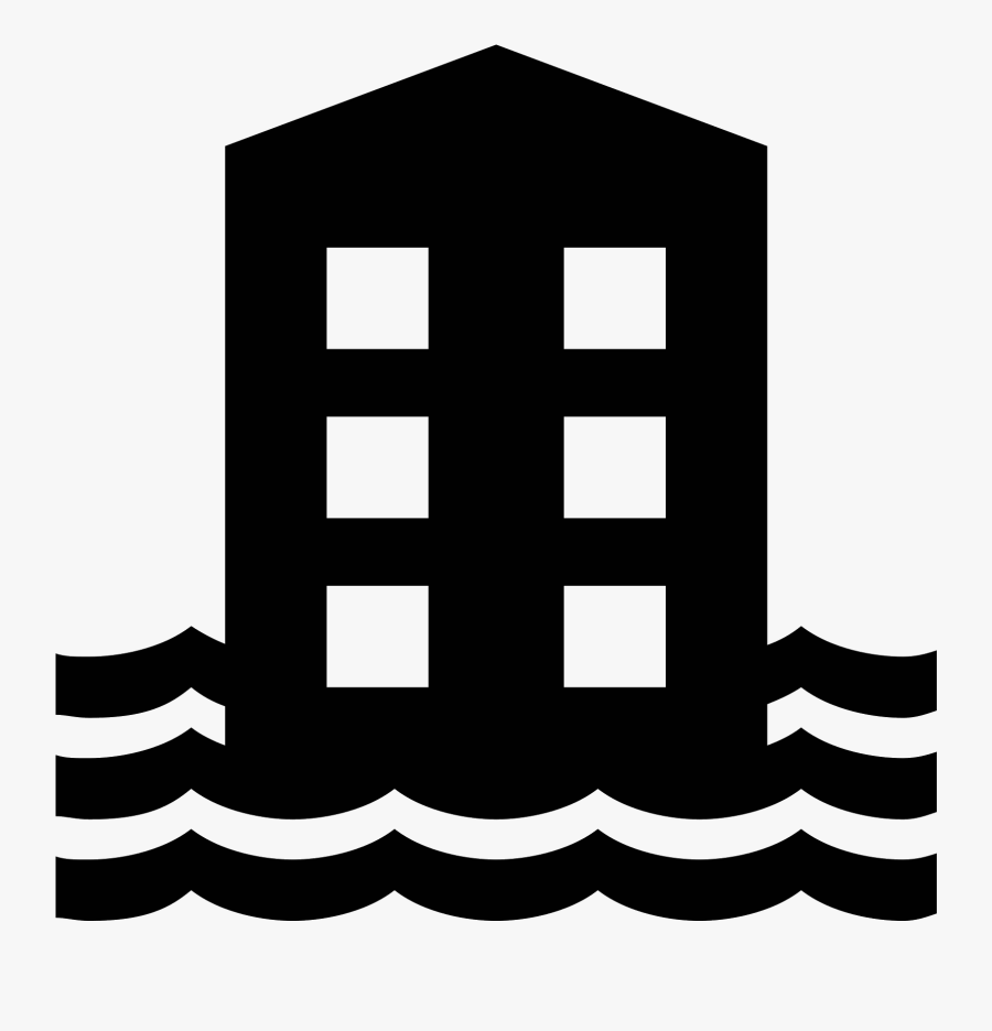Transparent Flood Clipart - Inundacion Icono, Transparent Clipart