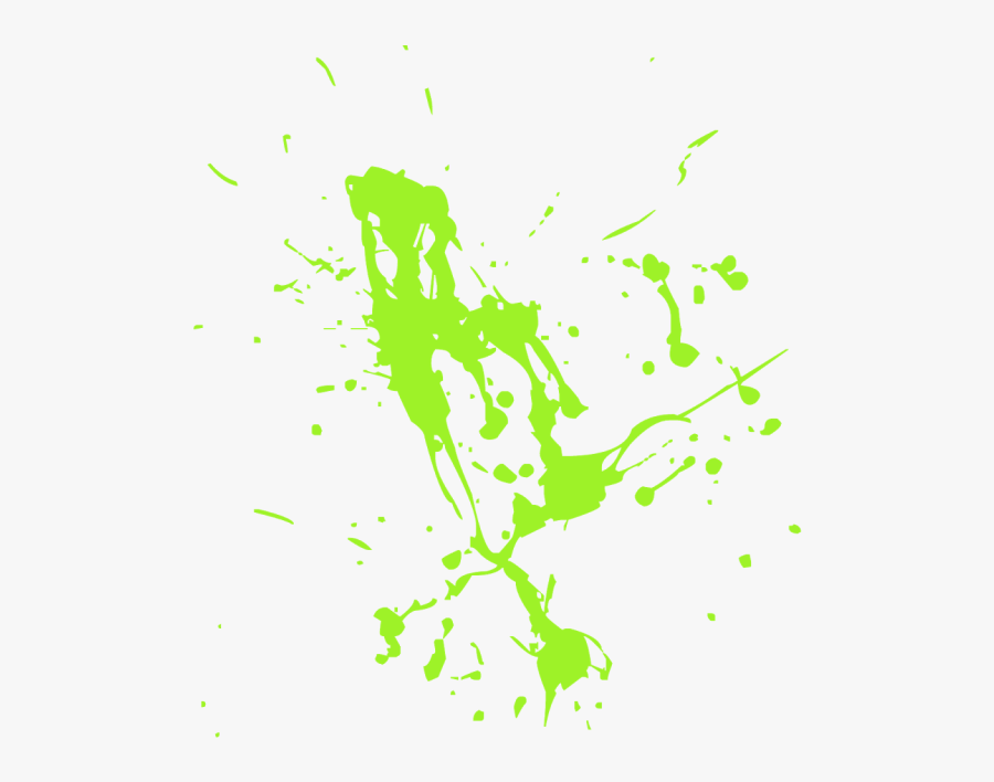 Green Transparent Brush Stroke, Transparent Clipart