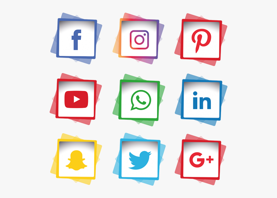 Social Media Bar Png, Transparent Clipart