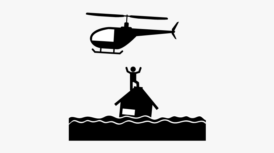 Flood Pictogram, Transparent Clipart