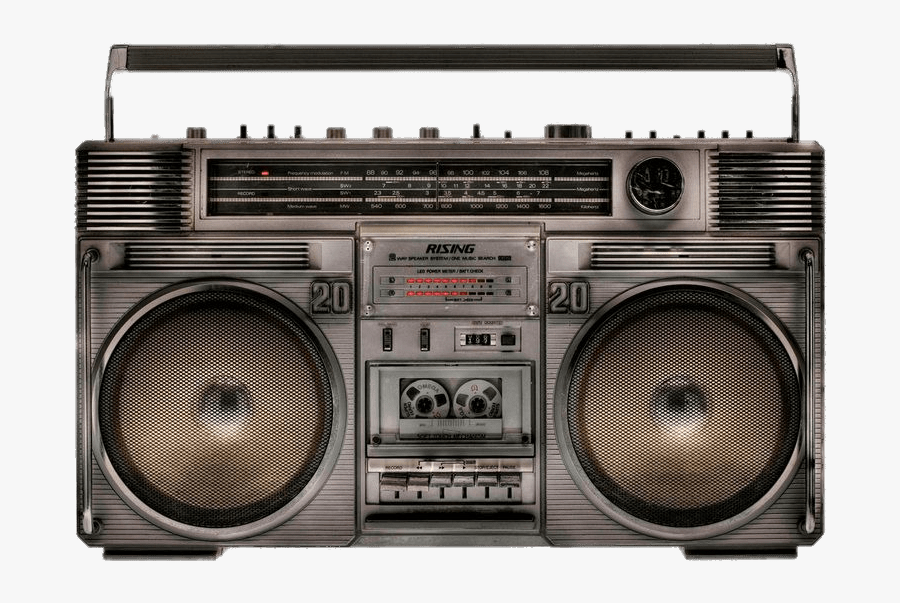 Rising Ghettoblaster Boombox 70s Boom Box , Free Transparent Clipart