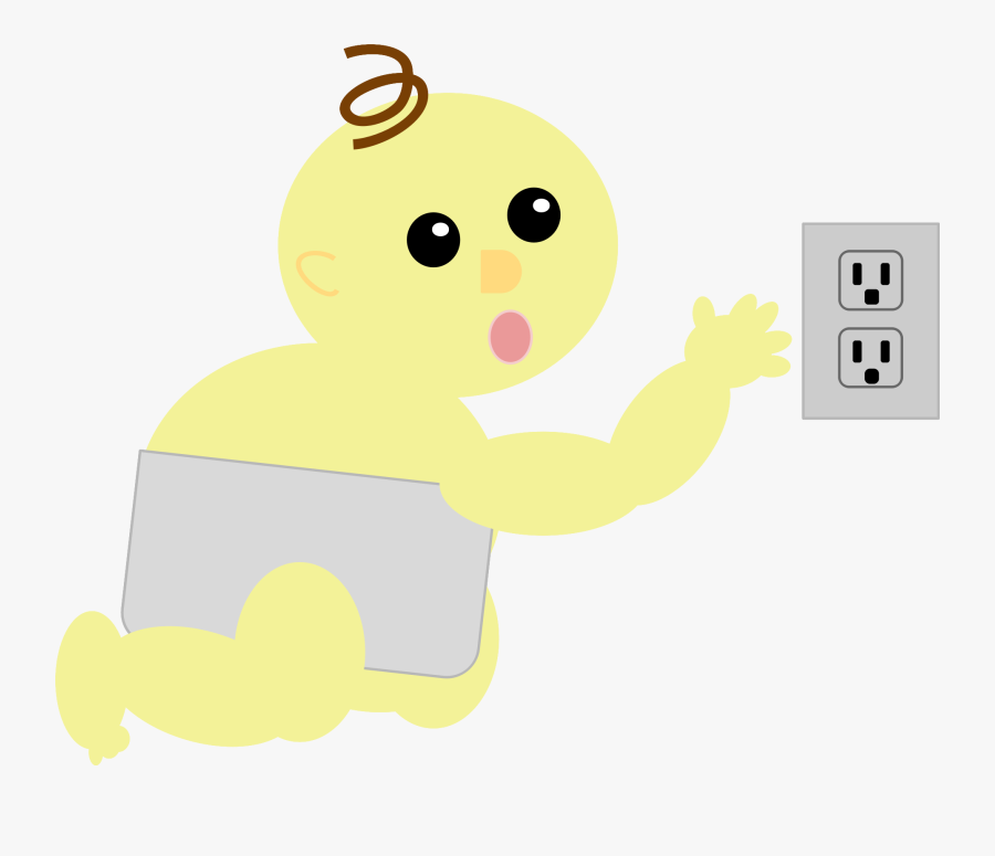Baby Hazard Big Image - Baby Safety Clip Art, Transparent Clipart