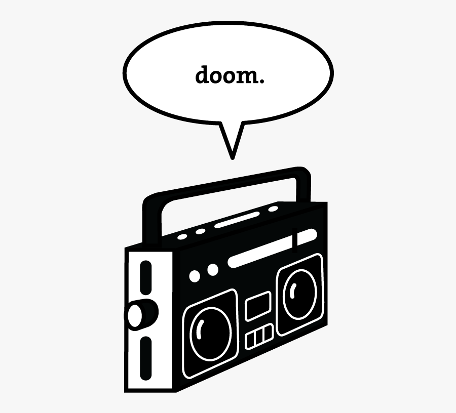 Clipart Royalty Free Stock Boombox Clipart Classic - Boombox, Transparent Clipart
